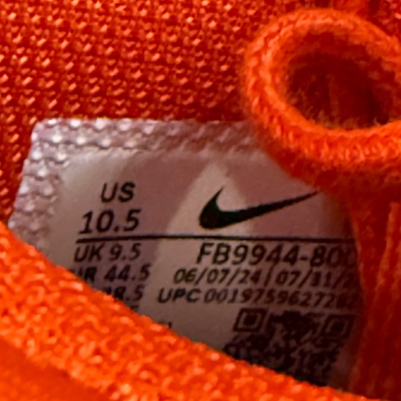 Nike Lebron Witness VIII TB team Orange/White 10.5 FB9944-800 Basketball NIB - Picture 7 of 9